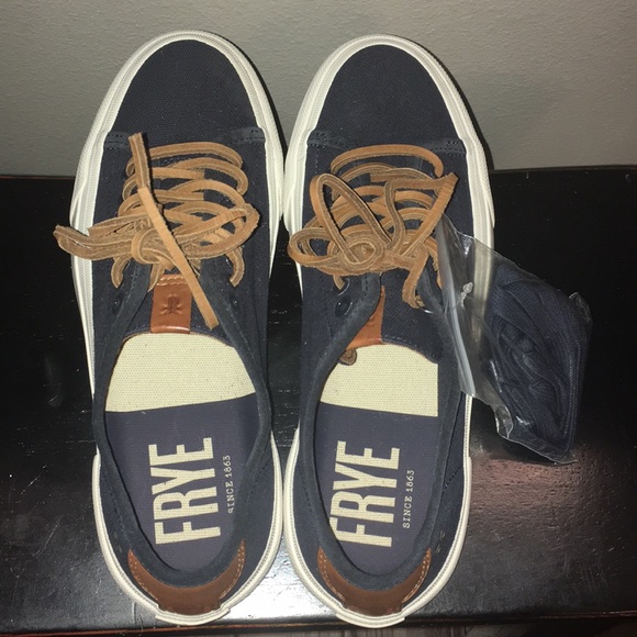 Frye Ludlow Low Navy new without box - Picture 6 of 7